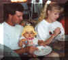 Daddy, Bailey, and Aunt Debbi